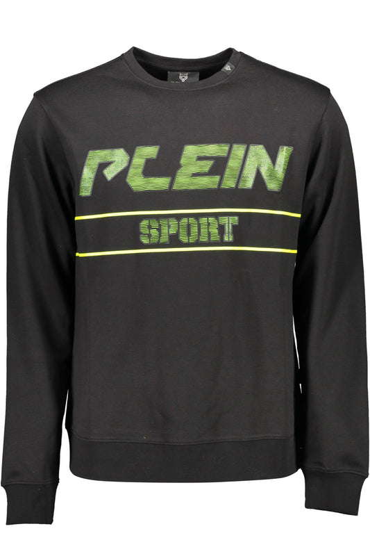 PLEIN SPORT FELPA SENZA ZIP UOMO NERO""