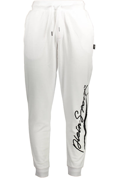 PLEIN SPORT PANTALONE UOMO BIANCO""