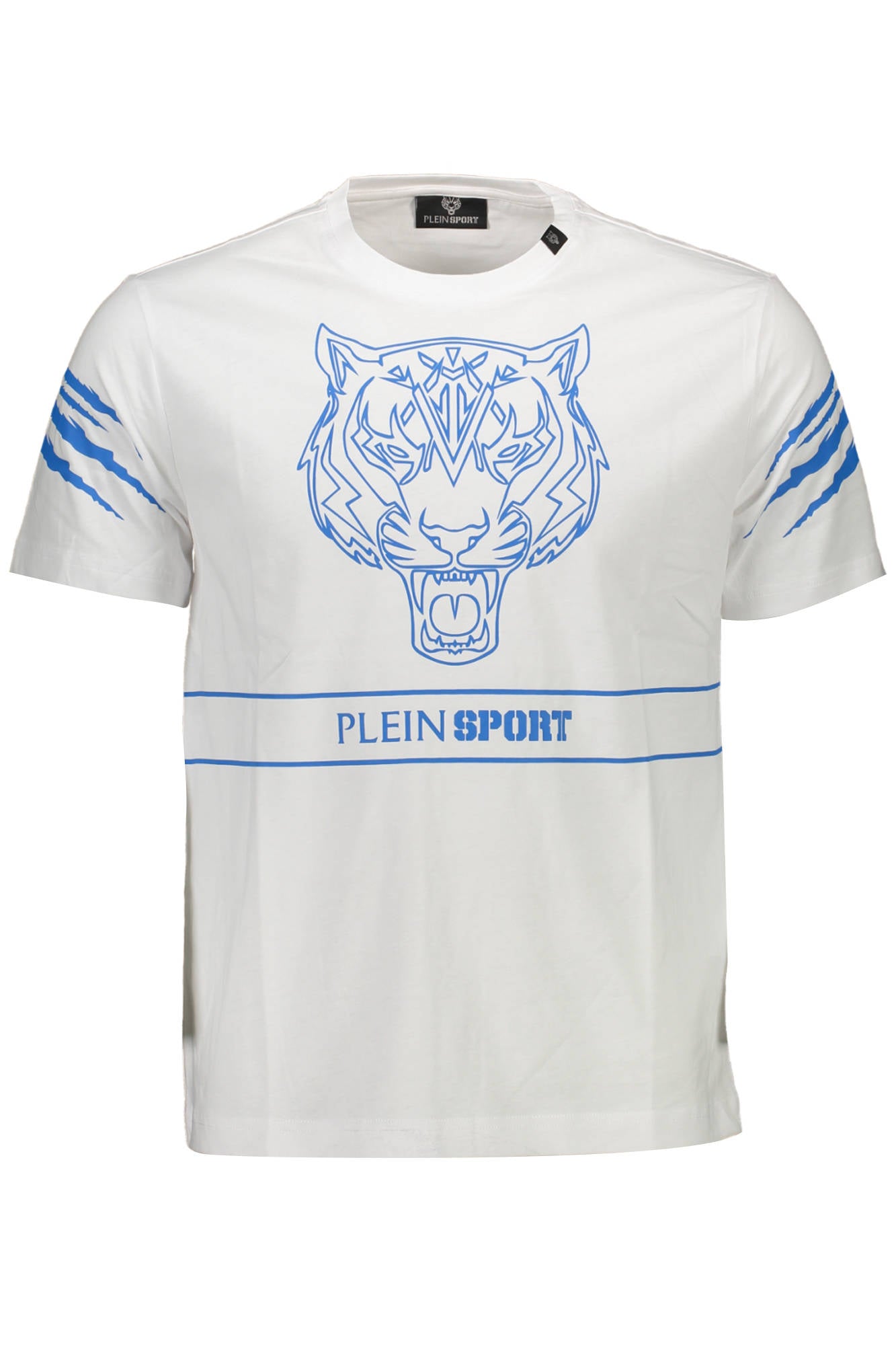 PLEIN SPORT T-SHIRT MANICHE CORTE UOMO BIANCO