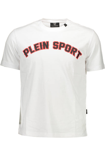 PLEIN SPORT T-SHIRT MANICHE CORTE UOMO BIANCO