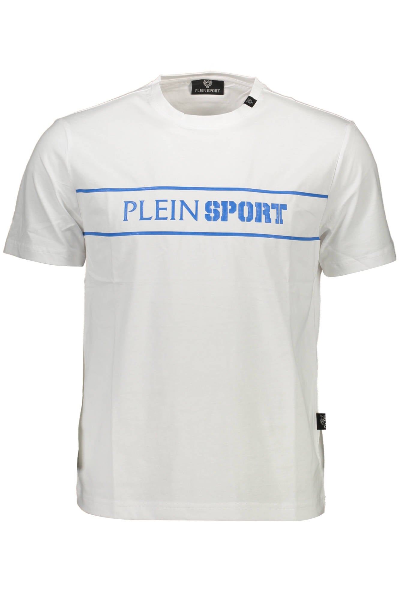 PLEIN SPORT T-SHIRT MANICHE CORTE UOMO BIANCO