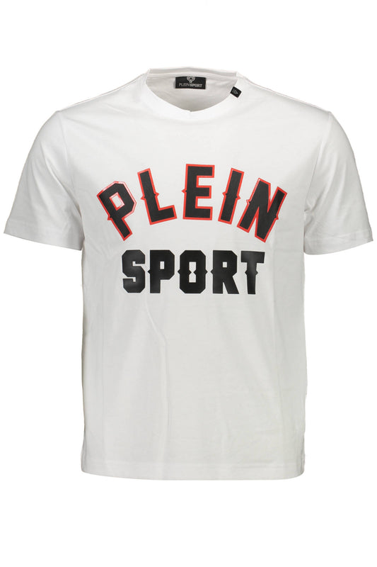 PLEIN SPORT T-SHIRT MANICHE CORTE UOMO BIANCO