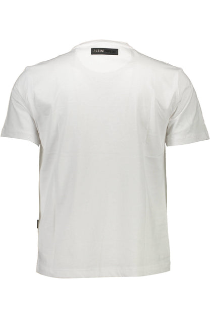 PLEIN SPORT T-SHIRT MANICHE CORTE UOMO BIANCO