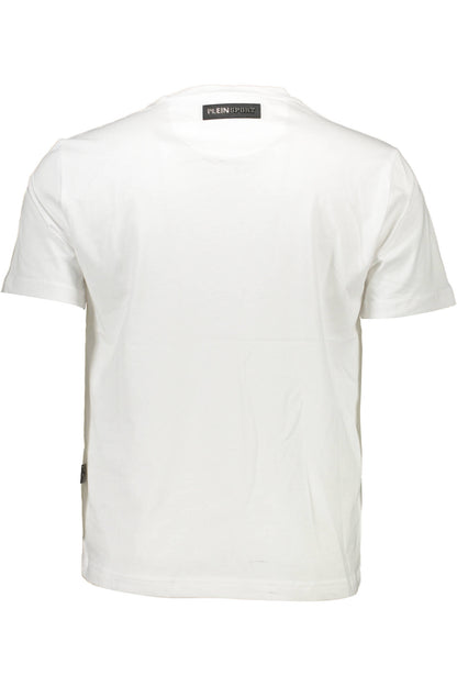 PLEIN SPORT T-SHIRT MANICHE CORTE UOMO BIANCO