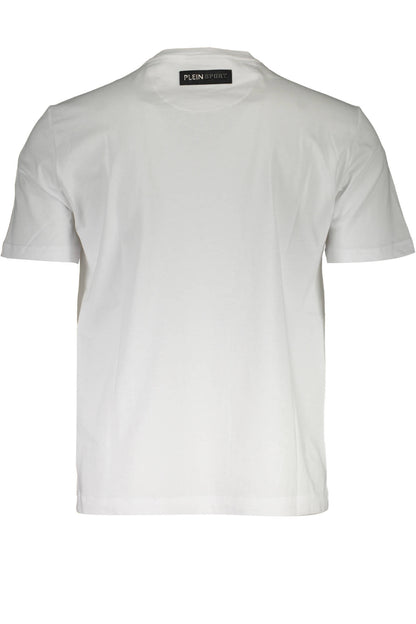 PLEIN SPORT T-SHIRT MANICHE CORTE UOMO BIANCO