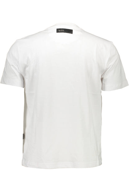 PLEIN SPORT T-SHIRT MANICHE CORTE UOMO BIANCO