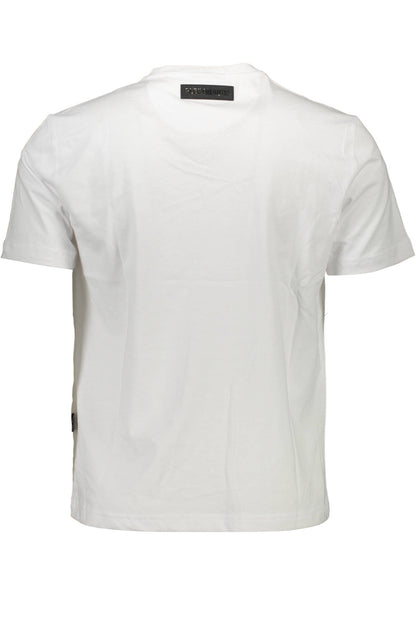 PLEIN SPORT T-SHIRT MANICHE CORTE UOMO BIANCO