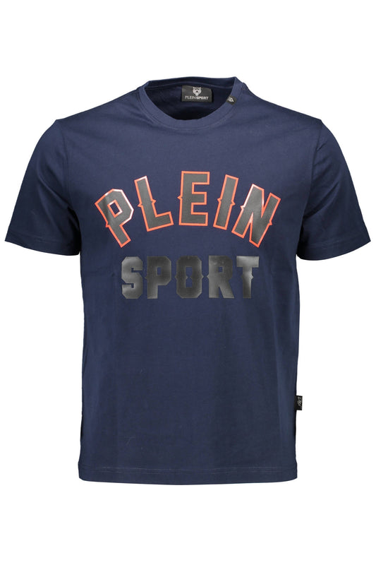 PLEIN SPORT T-SHIRT MANICHE CORTE UOMO BLU