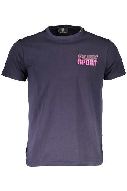 PLEIN SPORT T-SHIRT MANICHE CORTE UOMO BLU