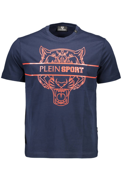 PLEIN SPORT T-SHIRT MANICHE CORTE UOMO BLU