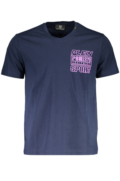 PLEIN SPORT T-SHIRT MANICHE CORTE UOMO BLU