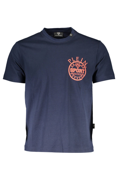 PLEIN SPORT T-SHIRT MANICHE CORTE UOMO BLU