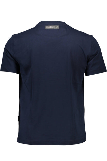 PLEIN SPORT T-SHIRT MANICHE CORTE UOMO BLU