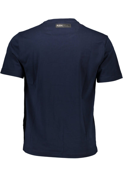 PLEIN SPORT T-SHIRT MANICHE CORTE UOMO BLU