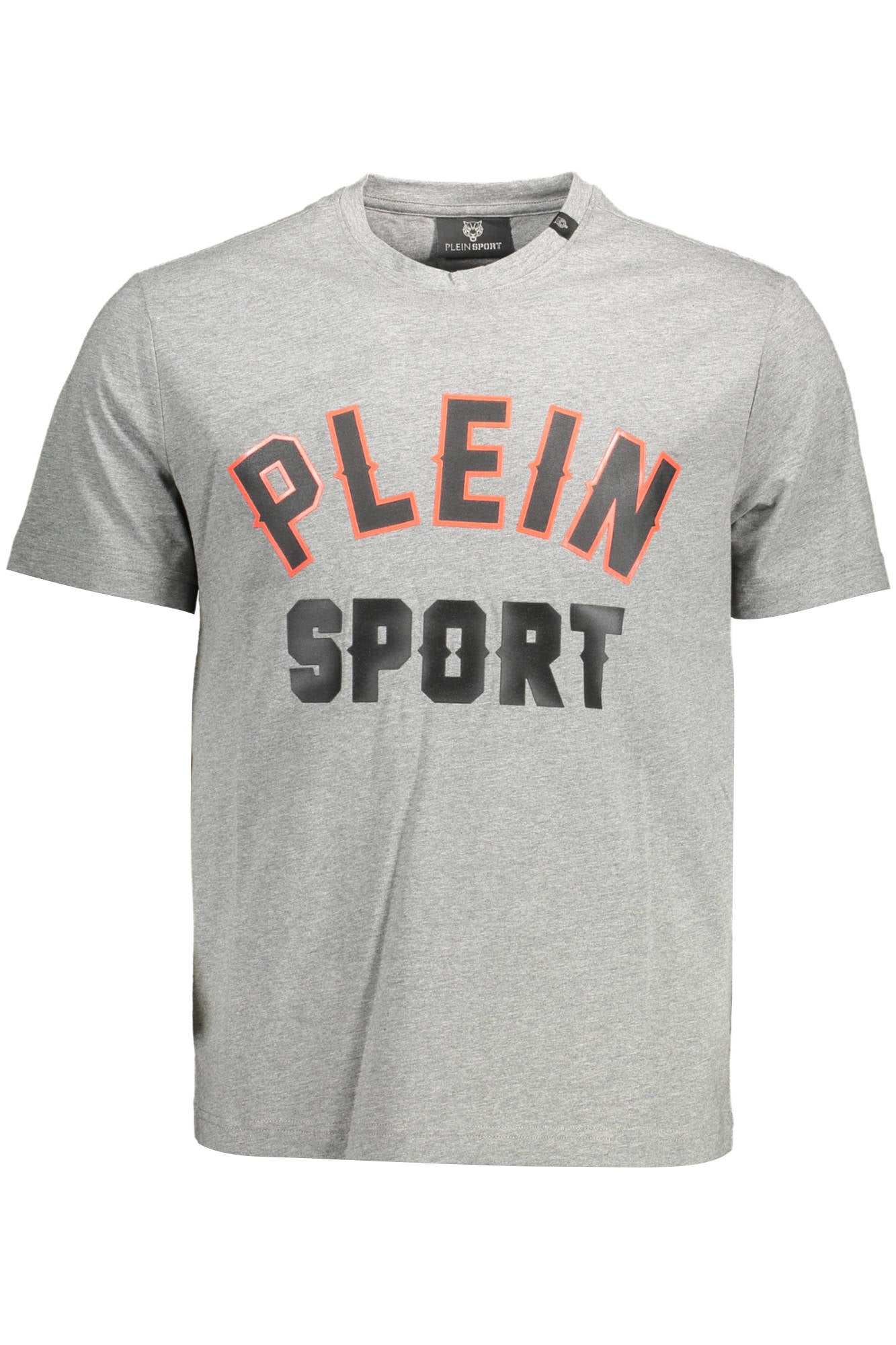 PLEIN SPORT T-SHIRT MANICHE CORTE UOMO GRIGIO