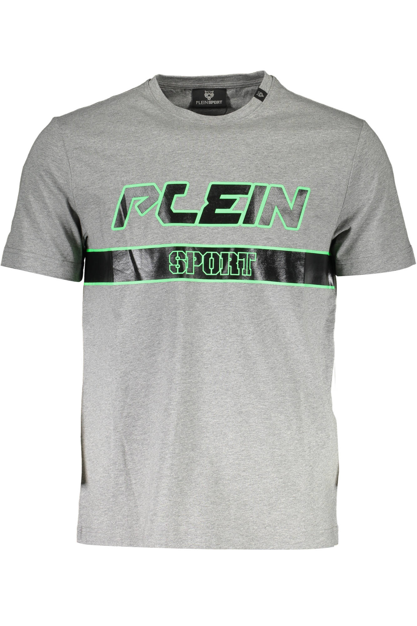 PLEIN SPORT T-SHIRT MANICHE CORTE UOMO GRIGIO