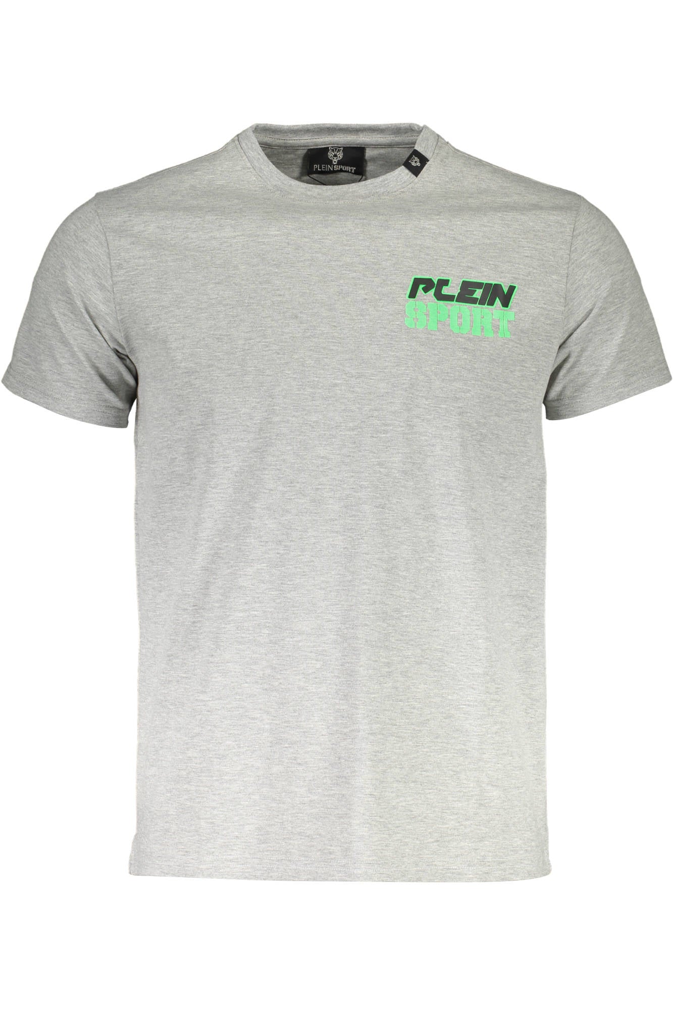 PLEIN SPORT T-SHIRT MANICHE CORTE UOMO GRIGIO