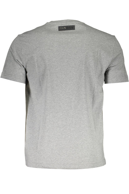 PLEIN SPORT T-SHIRT MANICHE CORTE UOMO GRIGIO