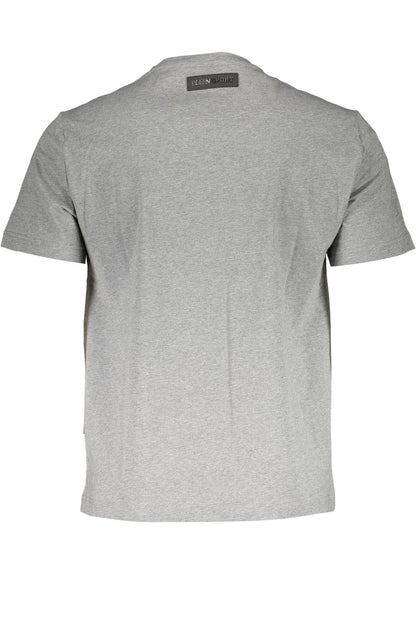 PLEIN SPORT T-SHIRT MANICHE CORTE UOMO GRIGIO