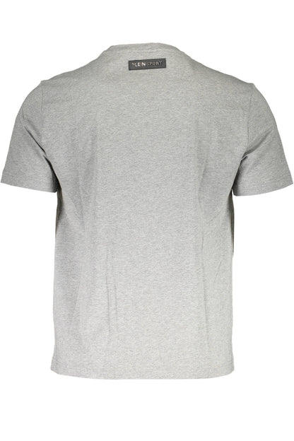 PLEIN SPORT T-SHIRT MANICHE CORTE UOMO GRIGIO