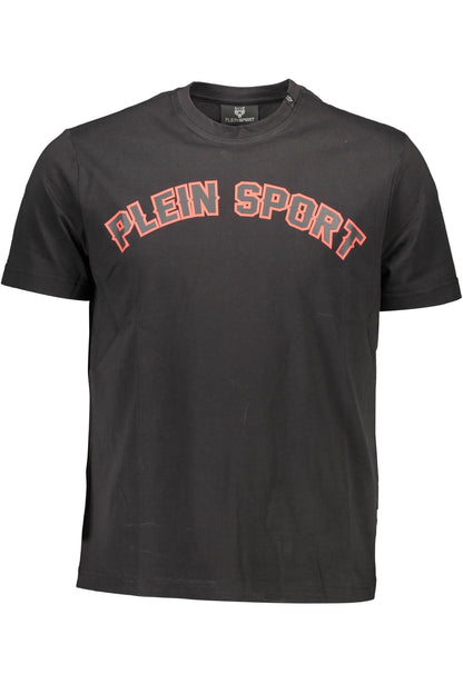 PLEIN SPORT T-SHIRT MANICHE CORTE UOMO NERO