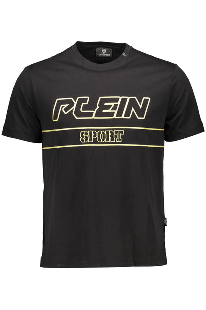 PLEIN SPORT T-SHIRT MANICHE CORTE UOMO NERO