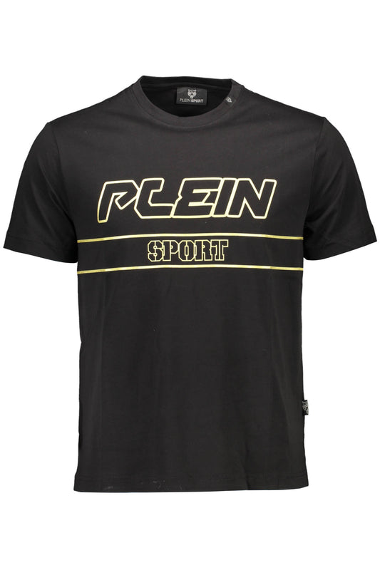 PLEIN SPORT T-SHIRT MANICHE CORTE UOMO NERO