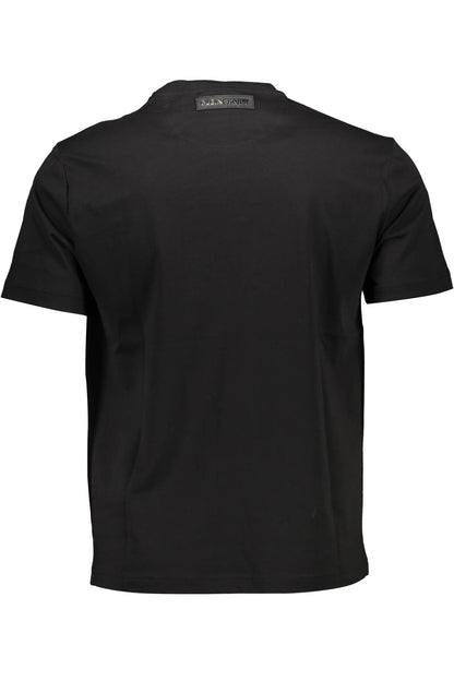 PLEIN SPORT T-SHIRT MANICHE CORTE UOMO NERO