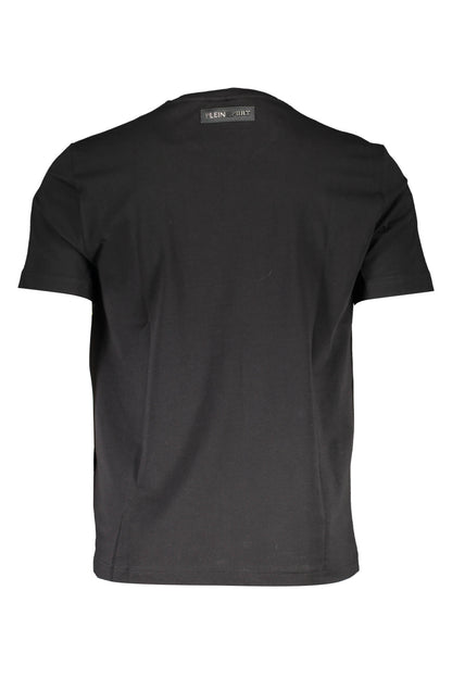 PLEIN SPORT T-SHIRT MANICHE CORTE UOMO NERO