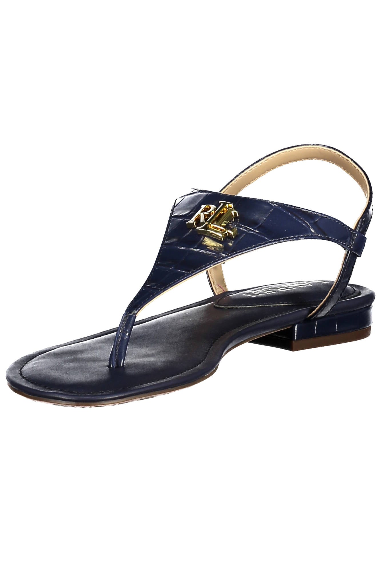 RALPH LAUREN CALZATURA SANDALO DONNA BLU""