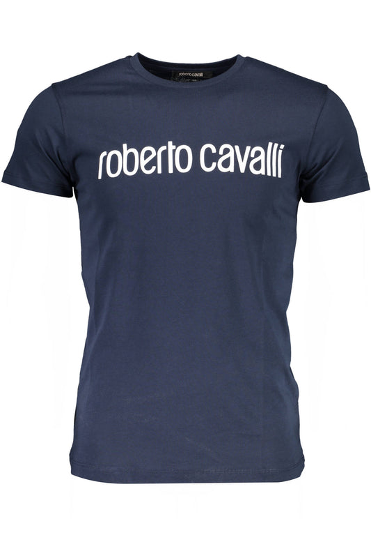 ROBERTO CAVALLI T-SHIRT MANICHE CORTE UOMO BLU