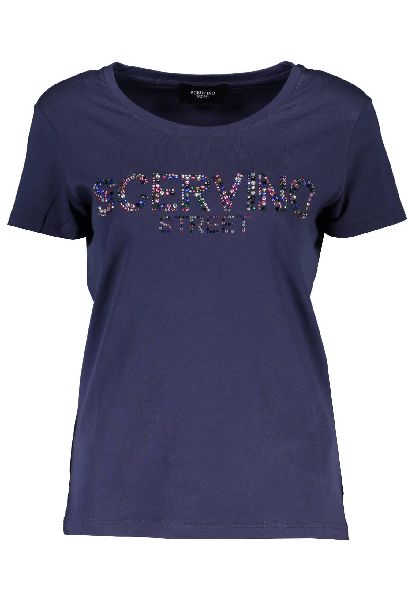 SCERVINO STREET T-SHIRT MANICHE CORTE DONNA BLU""