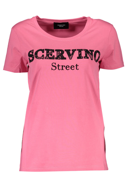 SCERVINO STREET T-SHIRT MANICHE CORTE DONNA ROSA""