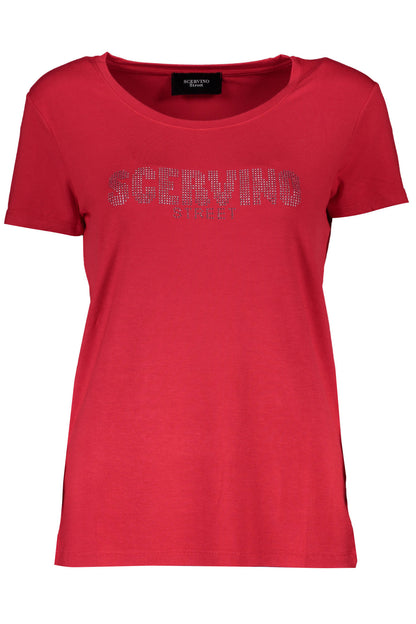 SCERVINO STREET T-SHIRT MANICHE CORTE DONNA ROSSO""