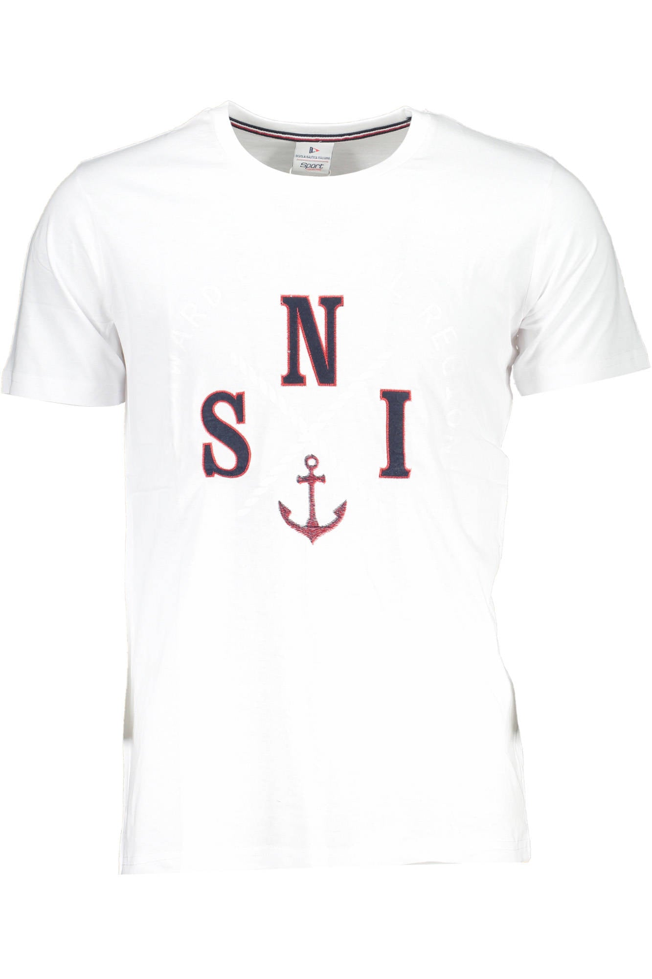 SCUOLA NAUTICA T-SHIRT MANICHE CORTE UOMO BIANCO