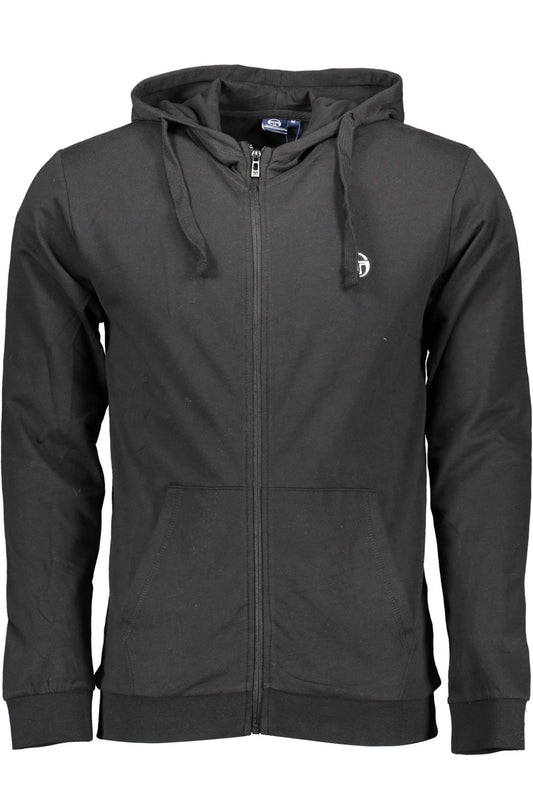 Sergio Tacchini Felpa Con Zip Uomo Nero""