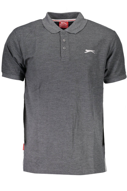 SLAZENGER POLO MANICHE CORTE UOMO GRIGIO""