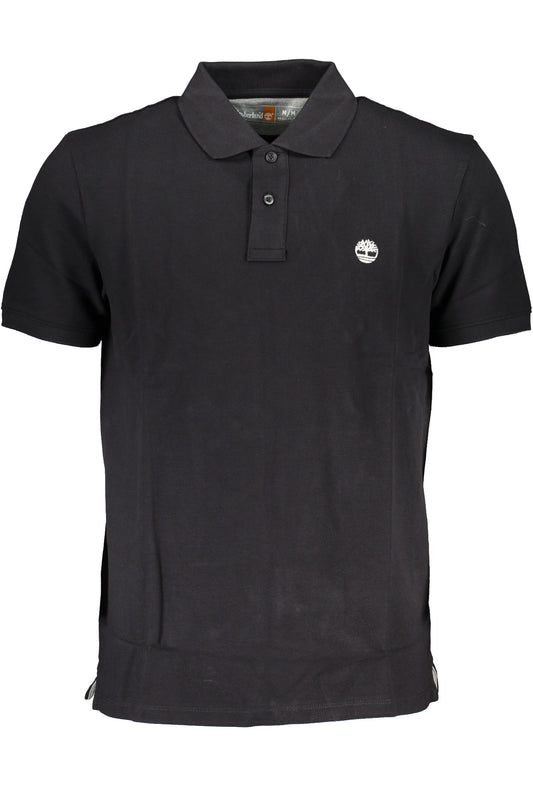 TIMBERLAND POLO MANICHE CORTE UOMO NERO