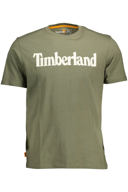 Timberland T-Shirt Maniche Corte Uomo Verde - mem39