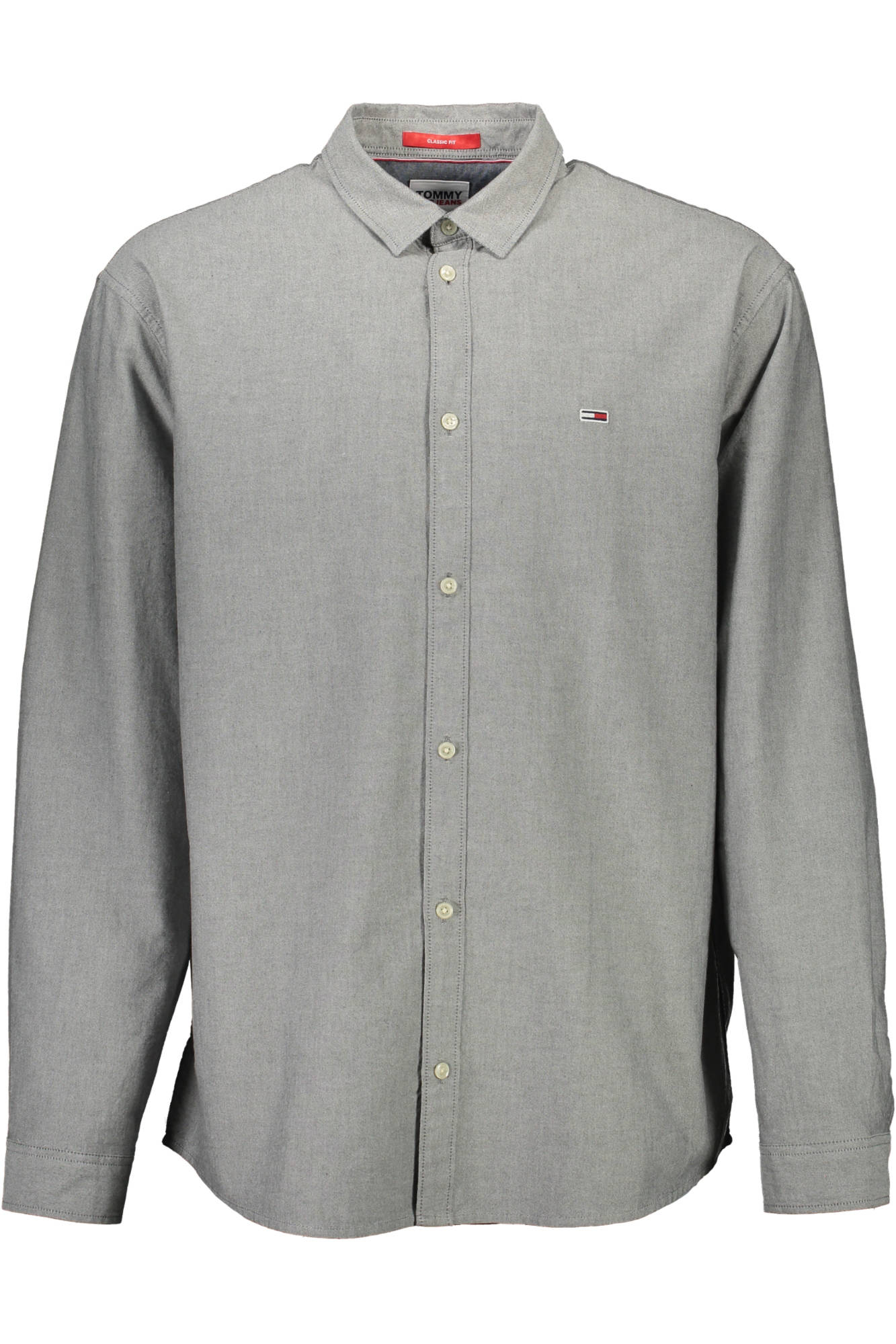 TOMMY HILFIGER CAMICIA MANICHE LUNGHE UOMO GRIGIO