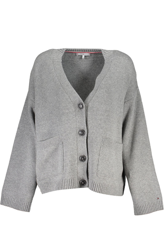 TOMMY HILFIGER CARDIGAN DONNA GRIGIO""