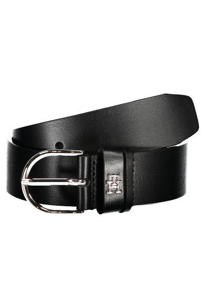 TOMMY HILFIGER CINTURA IN PELLE DONNA NERO