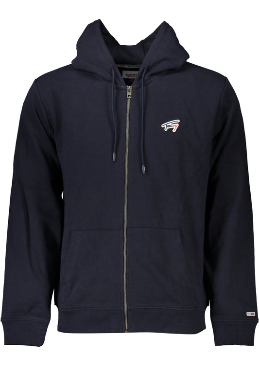 TOMMY HILFIGER FELPA CON ZIP UOMO BLU""