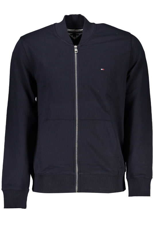 TOMMY HILFIGER FELPA CON ZIP UOMO BLU""