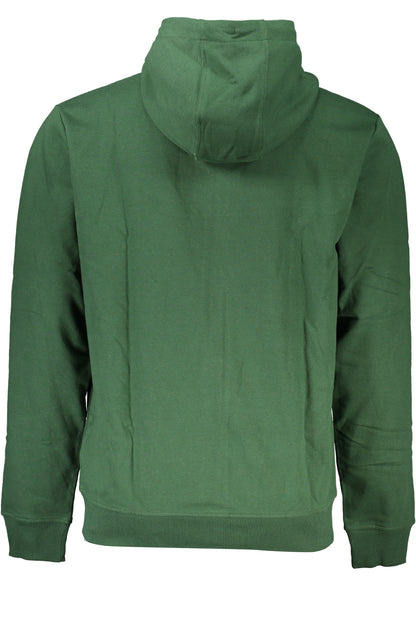 TOMMY HILFIGER FELPA CON ZIP UOMO VERDE""