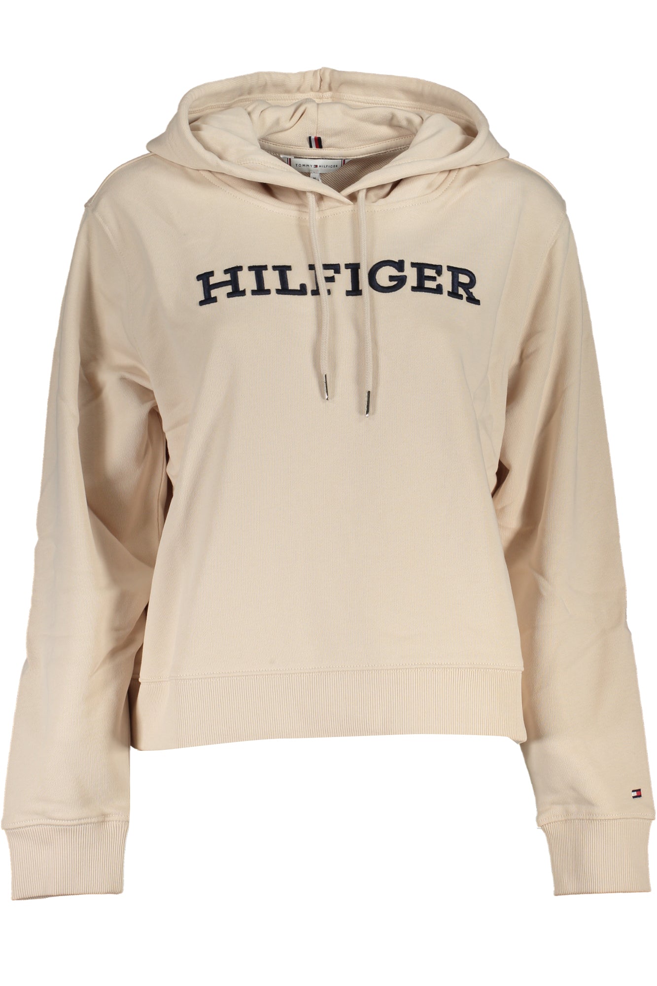 TOMMY HILFIGER FELPA SENZA ZIP DONNA BEIGE