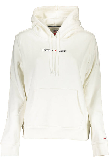 TOMMY HILFIGER FELPA SENZA ZIP DONNA BIANCO""