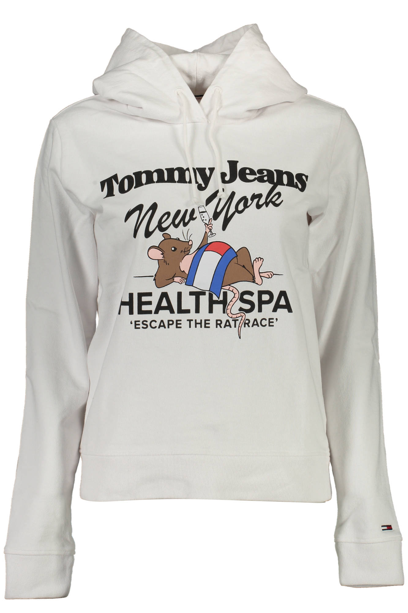 TOMMY HILFIGER FELPA SENZA ZIP DONNA BIANCO