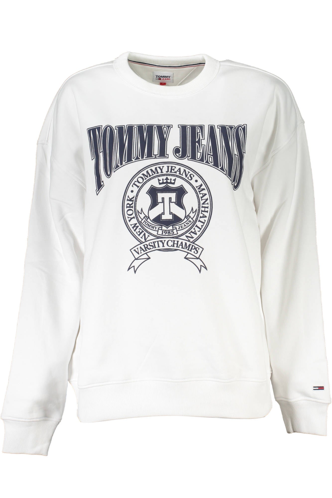 Tommy Hilfiger Felpa Senza Zip Donna Bianco""