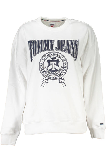 Tommy Hilfiger Felpa Senza Zip Donna Bianco""